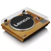 Diržinė garso patefono plokštelių grotuvas Lenco LS-55WA medinis pusiau automatinis USB Bluetooth