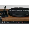 Patefonas Lenco LS-480WD su integruotu stiprintuvu, Bluetooth, diržine pavara, 33/45 RPM, 2×30W RMS, mediniais garsiakalbiais