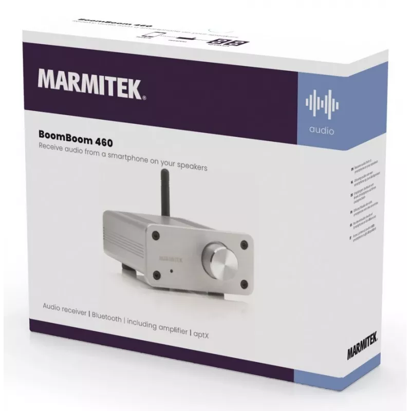 Marmitek BoomBoom 460 - Bluetooth imtuvas su skaitmeniniu stiprintuvu