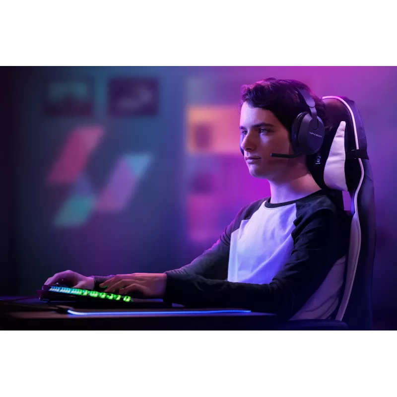 Turtle Beach Stealth 500 Juoda PC belaidės žaidimų ausinės su iki 40 val. baterija ir Bluetooth, skirtos PC, PS5, PS4 ir mobiliesiems įrenginiams