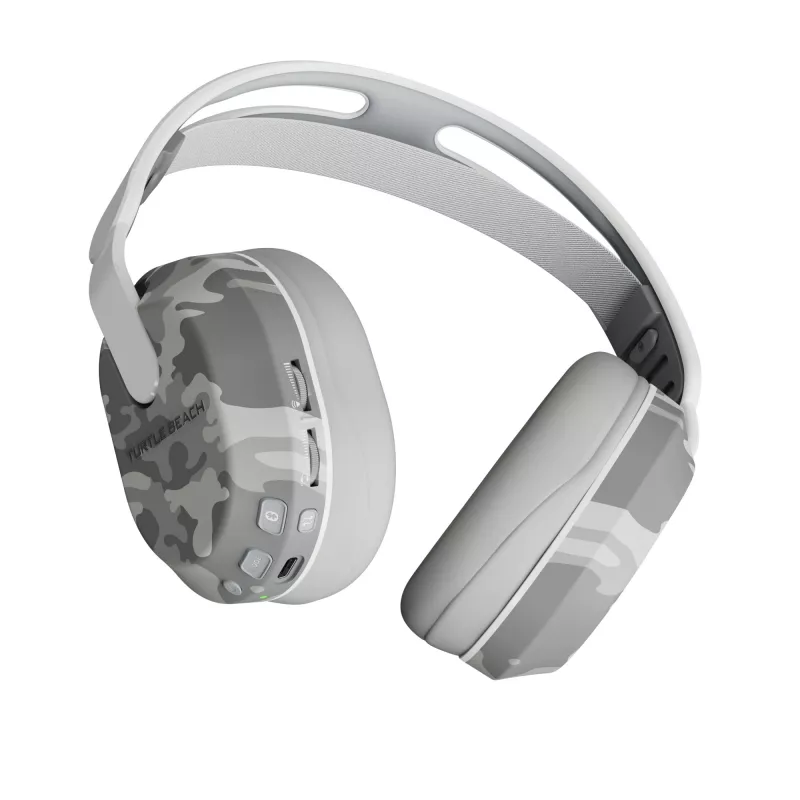 Turtle Beach Stealth 500 Arctic Camo PlayStation belaidės žaidimų ausinės su iki 40 val. baterija ir Bluetooth, skirtos PS5, PS4, PC ir mobiliesiems įrenginiams
