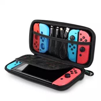 Ugreen 50974 nešiojamojo žaidimų kompiuterio dėklas, dangtelis, skirtas Nintendo, EVA (etileno vinilo acetatas), Oksfordo audinys, aksomas, pilkas