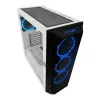 PC korpusas LC-Power Holo-1_X Midi Tower, baltas