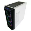 PC korpusas LC-Power Holo-1_X Midi Tower, baltas