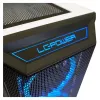 PC korpusas LC-Power Holo-1_X Midi Tower, baltas