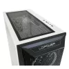PC korpusas LC-Power Holo-1_X Midi Tower, baltas