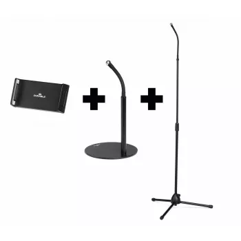 Aktyvus laikiklis Durable TWIST COMBI mobiliesiems telefonams, išmaniesiems telefonams, planšetiniams kompiuteriams Juodas