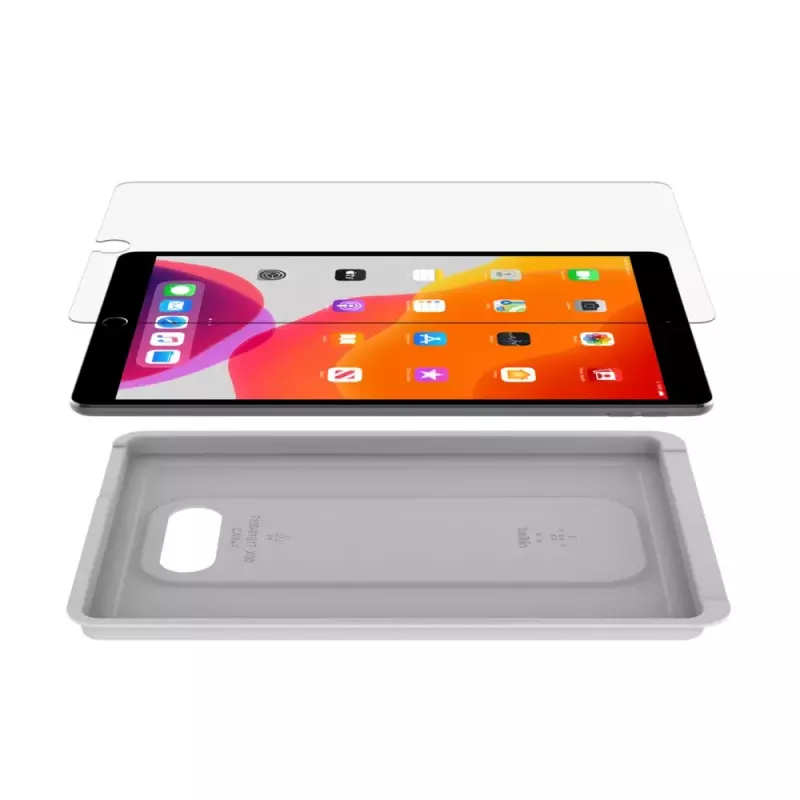 Skaidri ekrano apsauga Belkin Screenforce iPad Air 3 iPad 7-os kartos iPad Pro 10.5