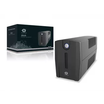 Conceptronic ZEUS 850VA 480W UPS, Schuko lizdas, Line-Interactive, 0,85 kVA, 480 W, 220 V, 240 V