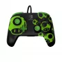 Žaidimų valdiklis PDP REMATCH Wired Controller 1-Up Glow in the Dark, skirtas Nintendo Switch, USB, 3 m laidas, D-pad, Pradžios mygtukas, Juoda/Žalia