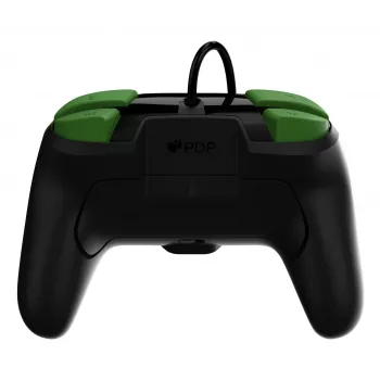 Žaidimų valdiklis PDP REMATCH Wired Controller 1-Up Glow in the Dark, skirtas Nintendo Switch, USB, 3 m laidas, D-pad, Pradžios mygtukas, Juoda/Žalia