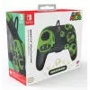 Žaidimų valdiklis PDP REMATCH Wired Controller 1-Up Glow in the Dark, skirtas Nintendo Switch, USB, 3 m laidas, D-pad, Pradžios mygtukas, Juoda/Žalia