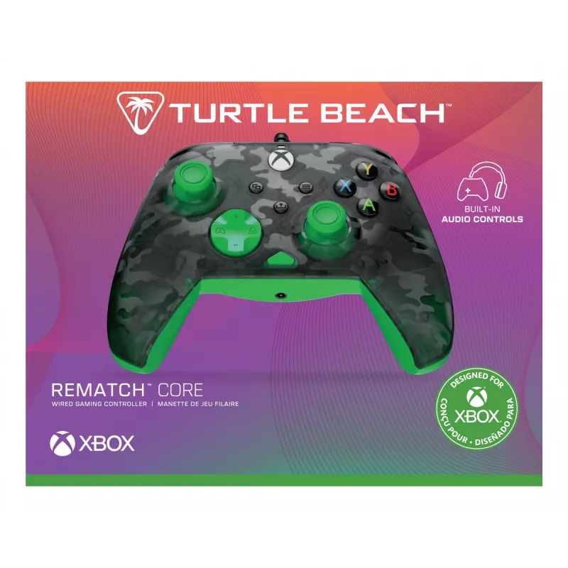 Žaidimų pultas Turtle Beach Rematch Core Juoda Green Pilka USB Wired
