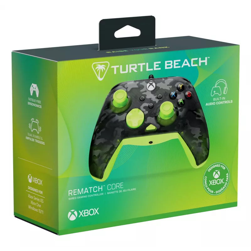 Žaidimų pultas Turtle Beach Rematch Core juoda pilka geltona USB laidinis