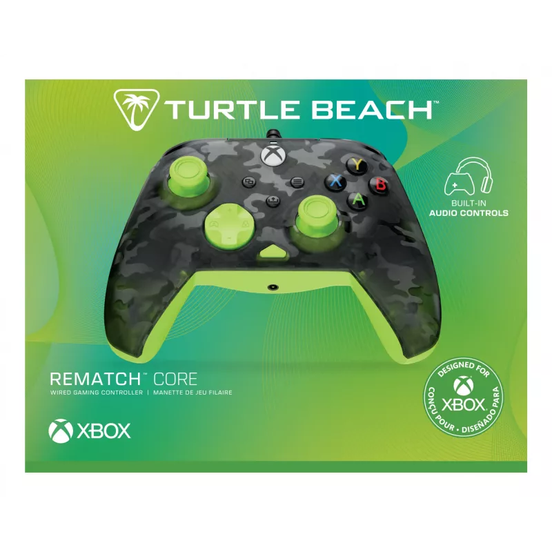 Žaidimų pultas Turtle Beach Rematch Core juoda pilka geltona USB laidinis