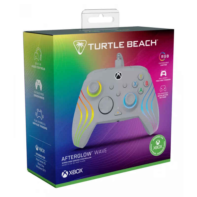 Žaidimų pultas Turtle Beach Afterglow Wave Pilka USB PC Xbox Series