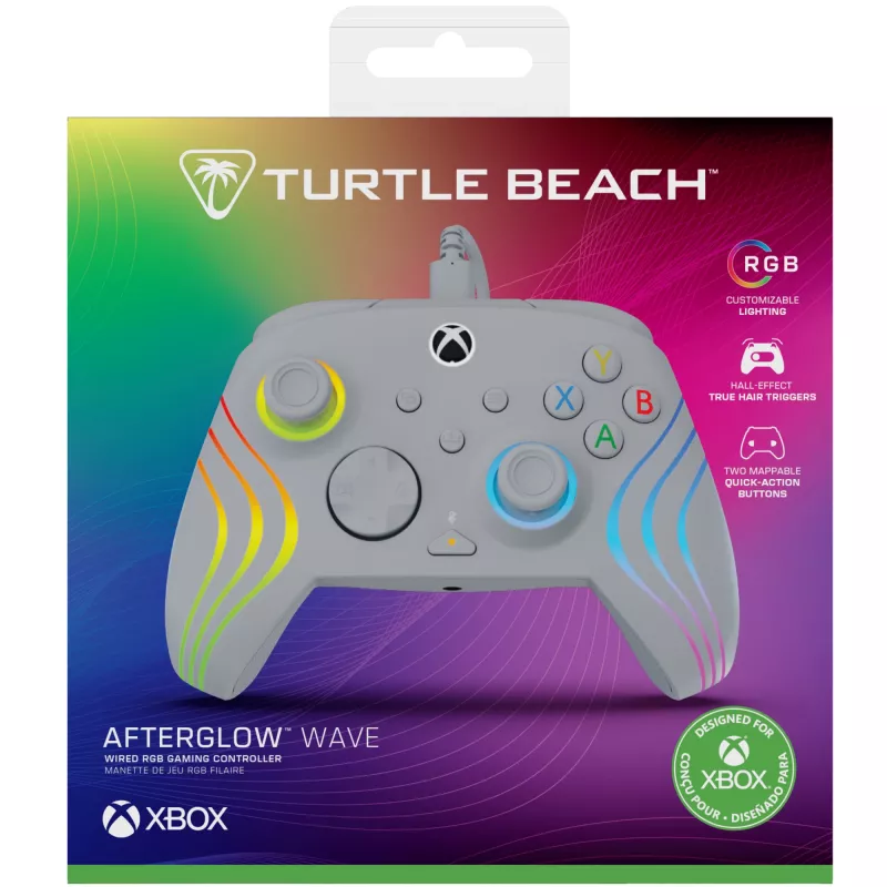Žaidimų pultas Turtle Beach Afterglow Wave Pilka USB PC Xbox Series