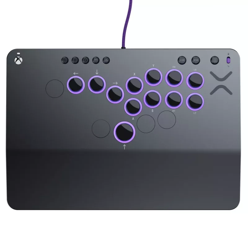 PDP Victrix Pro KO Leverless Fight Stick pilka USB Fightstick PC, Xbox Series S, Xbox Series X