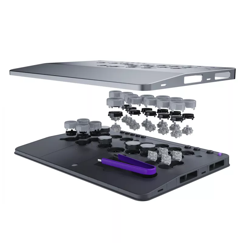 PDP Victrix Pro KO Leverless Fight Stick pilka USB Fightstick PC, Xbox Series S, Xbox Series X