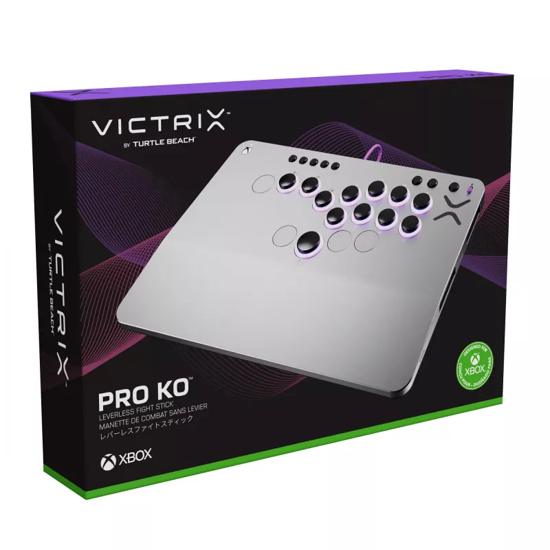 PDP Victrix Pro KO Leverless Fight Stick pilka USB Fightstick PC, Xbox Series S, Xbox Series X