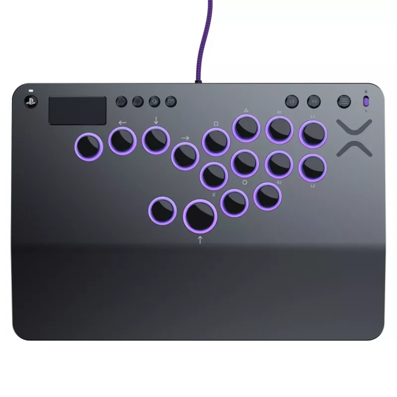 PDP Victrix Pro KO Leverless Fight Stick pilka USB kovos lazda kompiuteriui, PlayStation 4, PlayStation 5