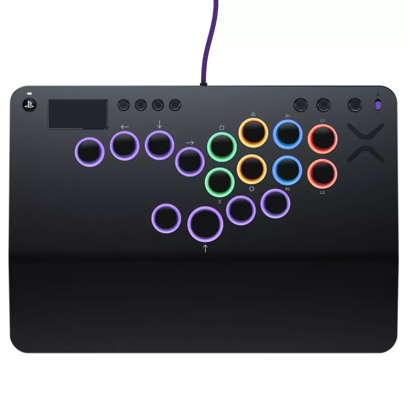 PDP Victrix Pro KO Leverless Fight Stick pilka USB kovos lazda kompiuteriui, PlayStation 4, PlayStation 5