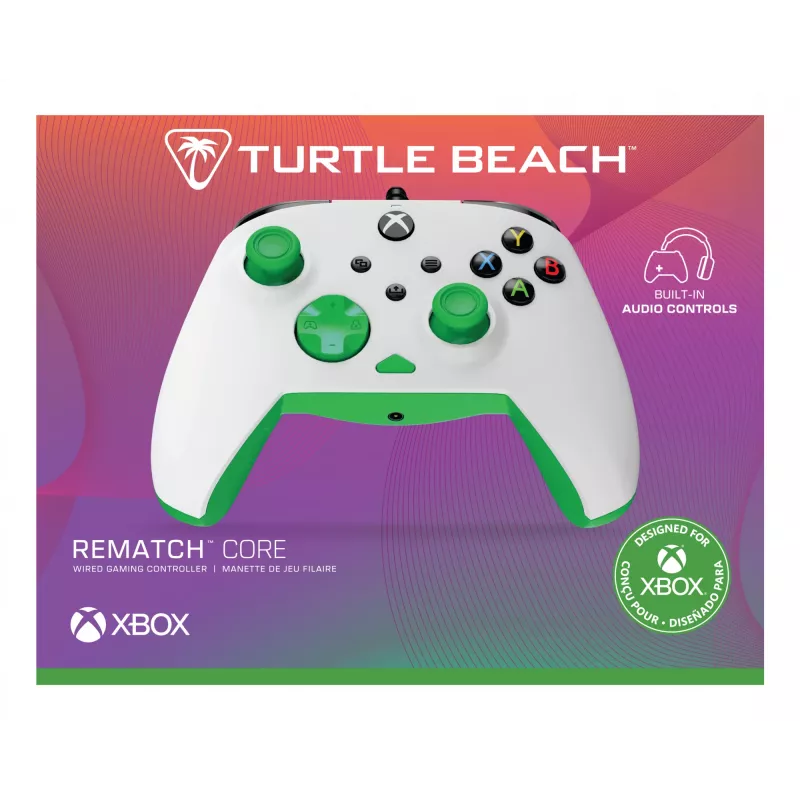 Žaidimų pultelis Turtle Beach Rematch Core žalias baltas USB PC Xbox Series