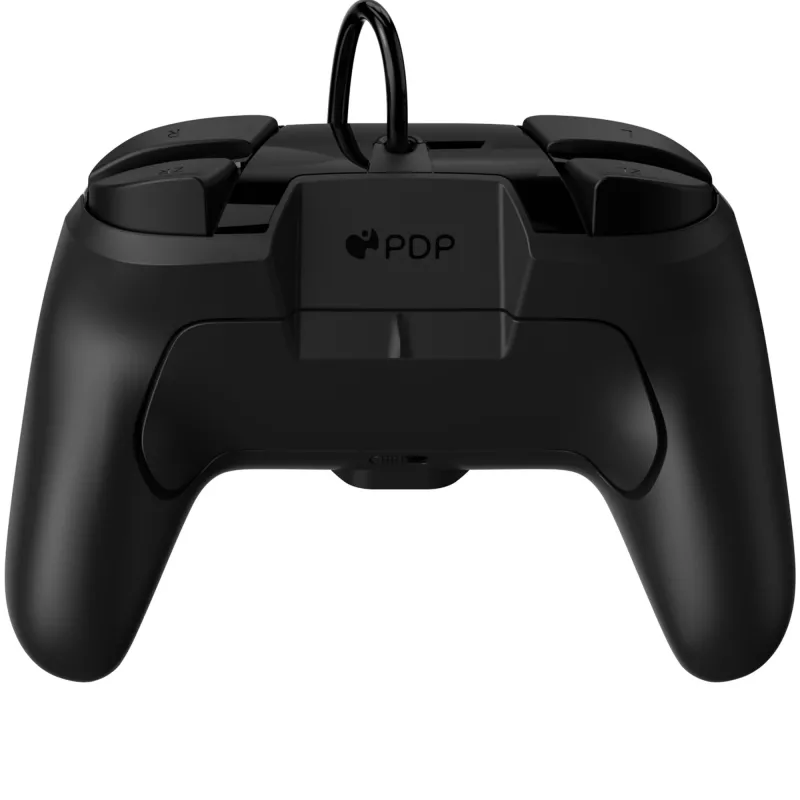 „PDP Faceoff Deluxe+ Audio“ laidinis žaidimų pultelis, juodai baltas