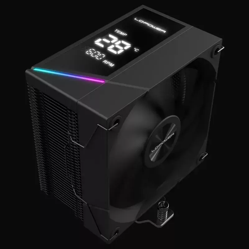 Aušintuvas LC-Power LC-CC-120-DB6 12 cm Juodas 600-2200 RPM FDB