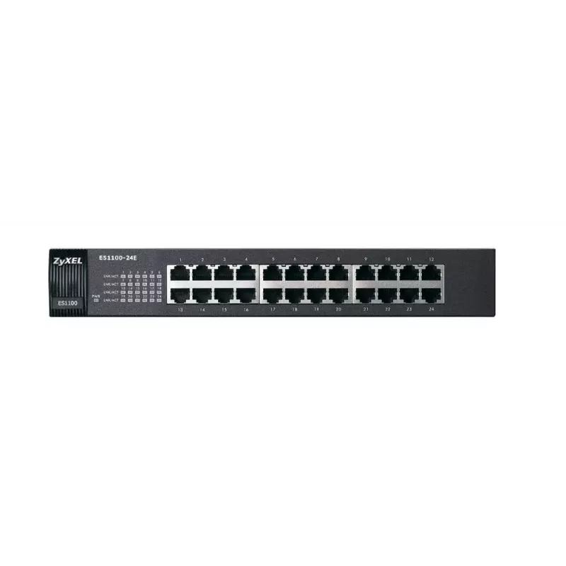 Nevaldomas jungiklis Zyxel ES1100-24E 24 RJ-45 prievadai 4,8 Gbit/s