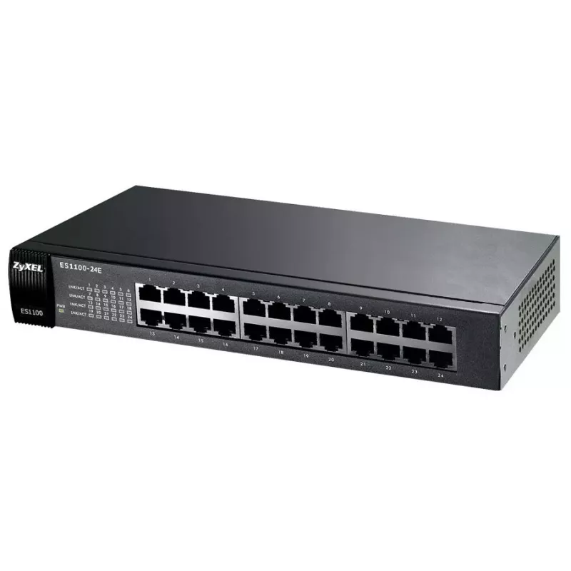 Nevaldomas jungiklis Zyxel ES1100-24E 24 RJ-45 prievadai 4,8 Gbit/s