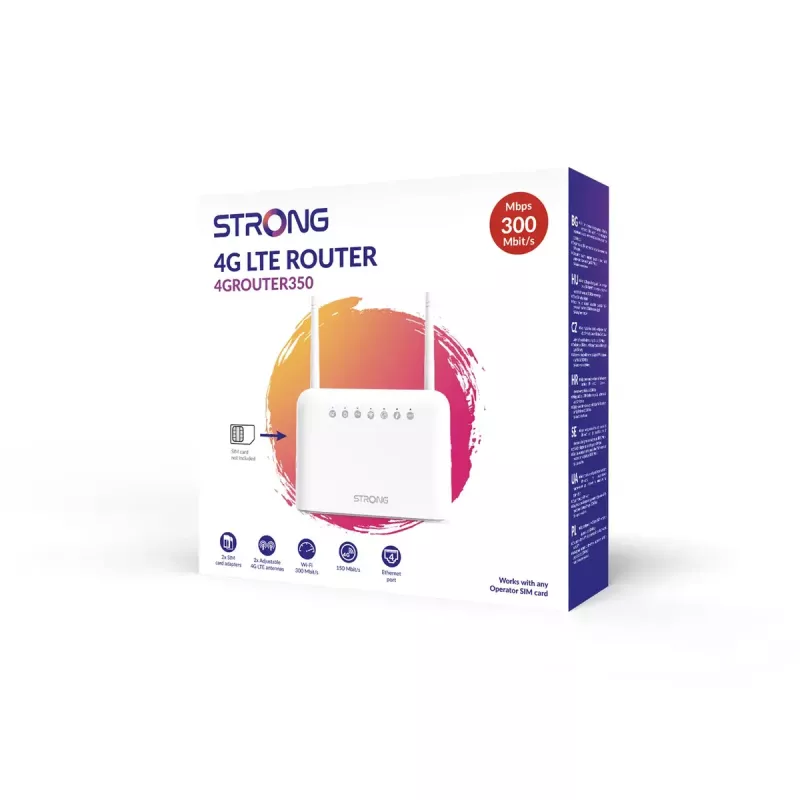 Mobiliojo tinklo maršrutizatorius Strong 4G LTE Router 350 300 Mbit/s Fast Ethernet