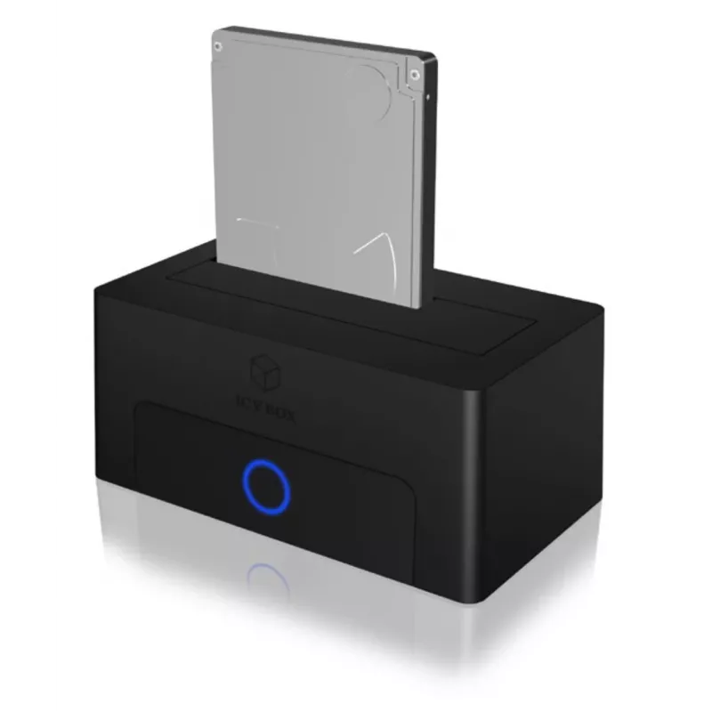 Išorinis 2.5/3.5 colio HDD/SSD korpusas ICY BOX IB-1122-U3, SATA į USB 3.2 Gen1, 5 Gbit/s, juodas