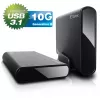 HDD korpusas Fantec DB-ALU31 juodas 3,5 col.