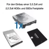 HDD korpusas Fantec DB-ALU31 juodas 3,5 col.