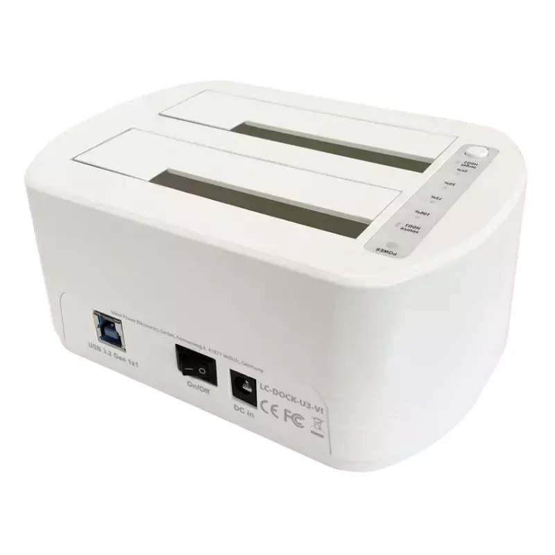Saugyklos dokinio stotelė LC-Power LC-DOCK-U3-VI USB 3.2 Gen 1 HDD SSD