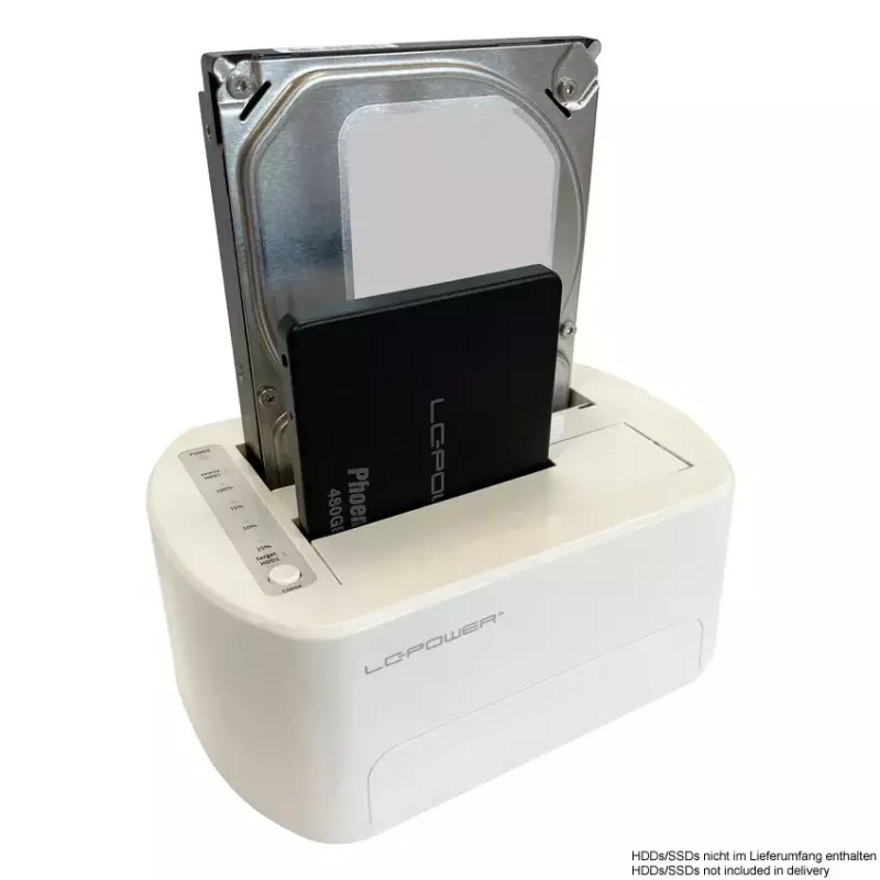 Saugyklos dokinio stotelė LC-Power LC-DOCK-U3-VI USB 3.2 Gen 1 HDD SSD