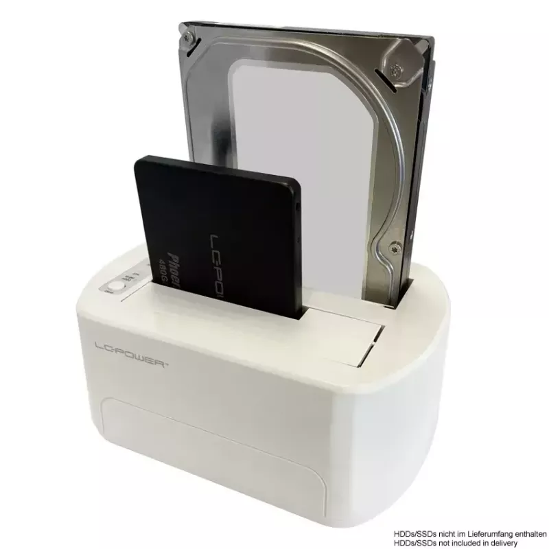 Saugyklos dokinio stotelė LC-Power LC-DOCK-U3-VI USB 3.2 Gen 1 HDD SSD