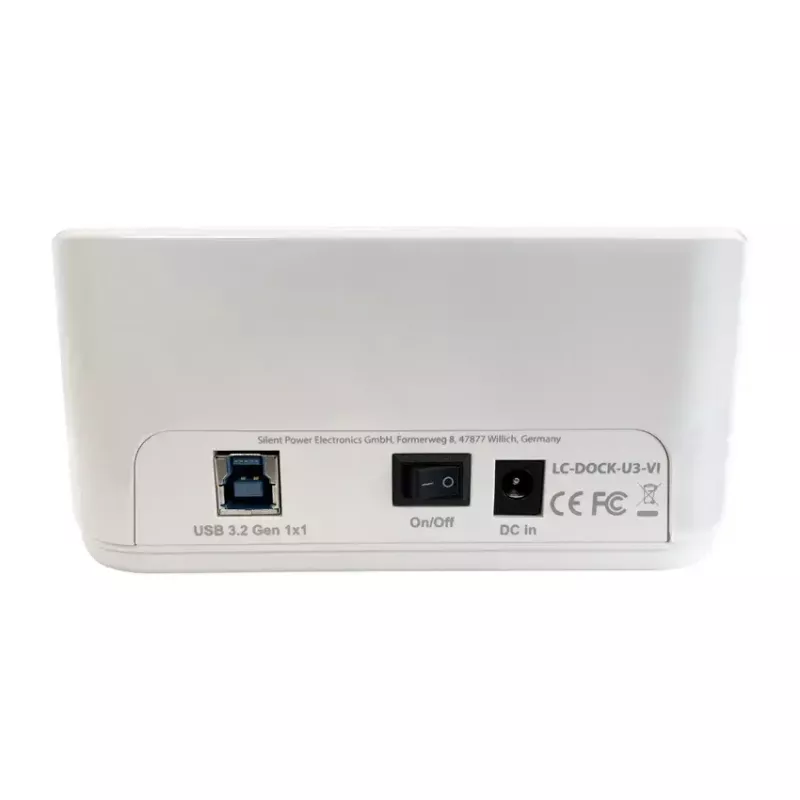 Saugyklos dokinio stotelė LC-Power LC-DOCK-U3-VI USB 3.2 Gen 1 HDD SSD