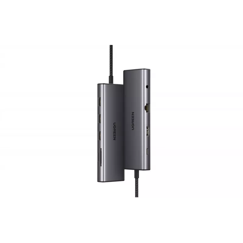 Ugreen Revodok 10-in-1 USB-C šakotuvas UGREEN 15601 10 prievadų 4K HDMI