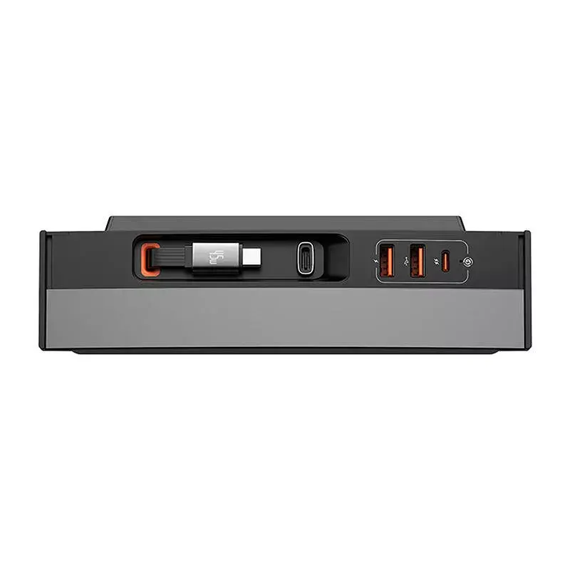 Baseus Hub T-Space USB Type-C Hub 45W Power Delivery 1m kabelis