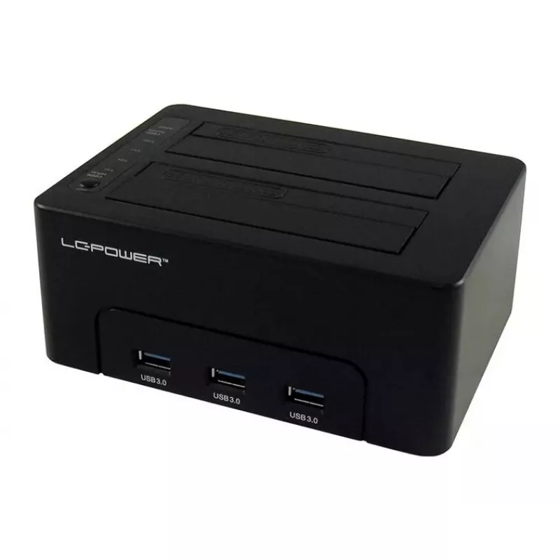 Saugyklos diskų prijungimo stotelė LC-Power LC-DOCK-U3-HUB