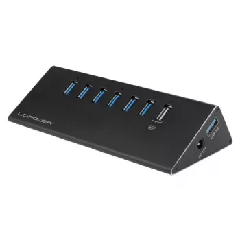 USB šakotuvas LC-Power LC-HUB-ALU-2B-7