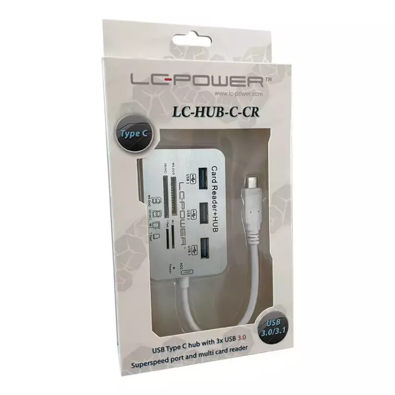 Laptop Dock LC-Power LC-HUB-C-CR