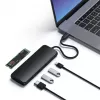 Nešiojamųjų kompiuterių dokas Satechi ST-UCHSEK laidinis USB 3.2 Gen 2 Type-A juodas