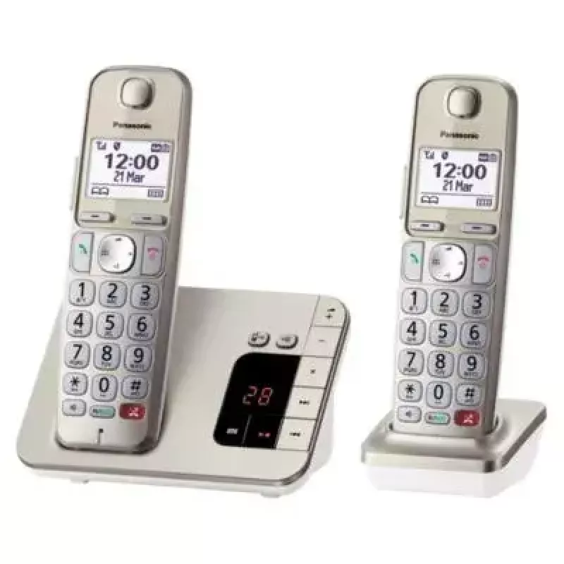 DECT telefonas Panasonic KX-TGE262GN belaidis ragelis skambintojo ID