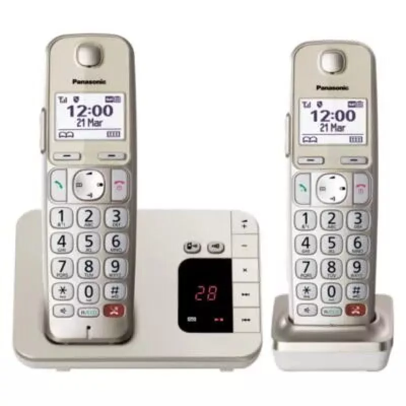 DECT telefonas Panasonic KX-TGE262GN belaidis ragelis skambintojo ID