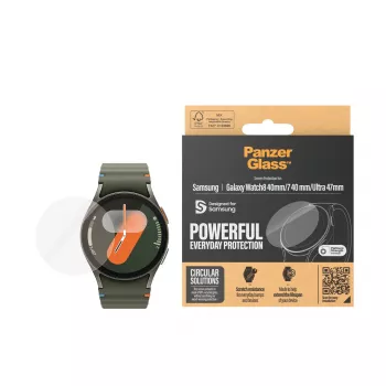 PanzerGlass ® Apsauginis ekrano stiklas Samsung Galaxy Watch8 40mm | Watch Ultra 47mm | Watch7 40mm