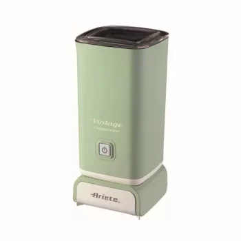 Ariete 2878 Vintage pieno putotojas – karšto ir šalto pieno putotojas – kapučinas, šokoladas, liofilizuoti gėrimai – 500 W – žalias