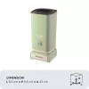 Ariete 2878 Vintage pieno putotojas – karšto ir šalto pieno putotojas – kapučinas, šokoladas, liofilizuoti gėrimai – 500 W – žalias
